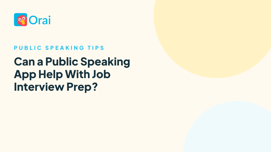 Can a Public Speaking App Help With Job Interview Prep? article cover