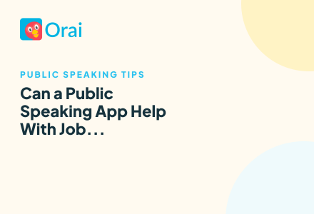 Can a Public Speaking App Help With Job Interview Prep? article cover