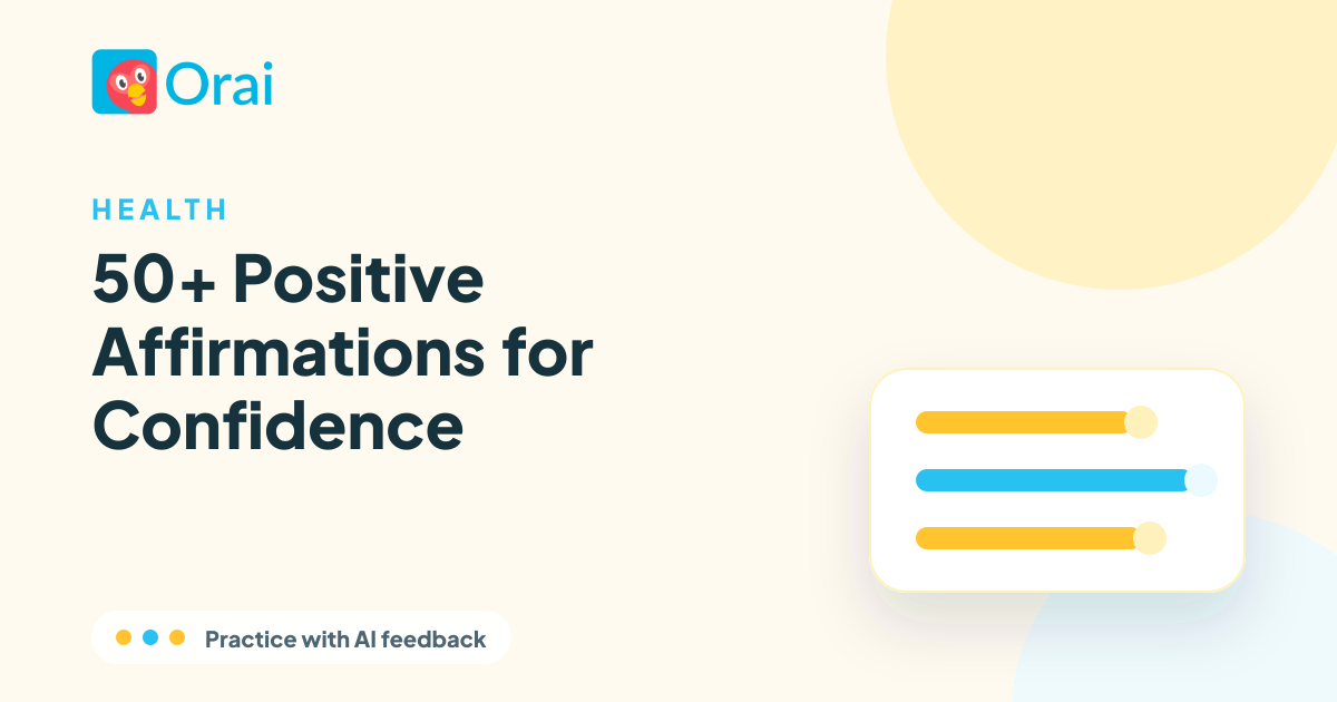 50+ Positive Affirmations for Confidence article cover