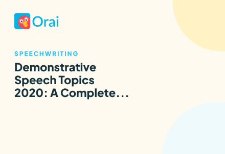 Demonstrative Speech Topics 2020: A Complete Guide with Examples, Ideas, Outlines article cover