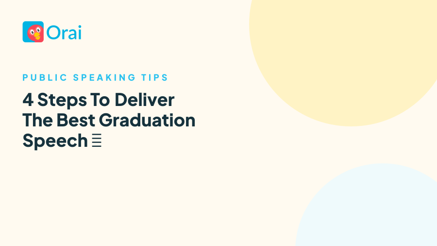 4 Steps To Deliver The Best Graduation Speech 👩‍🎓 article cover