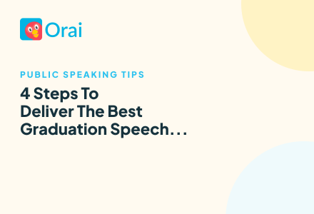 4 Steps To Deliver The Best Graduation Speech 👩‍🎓 article cover