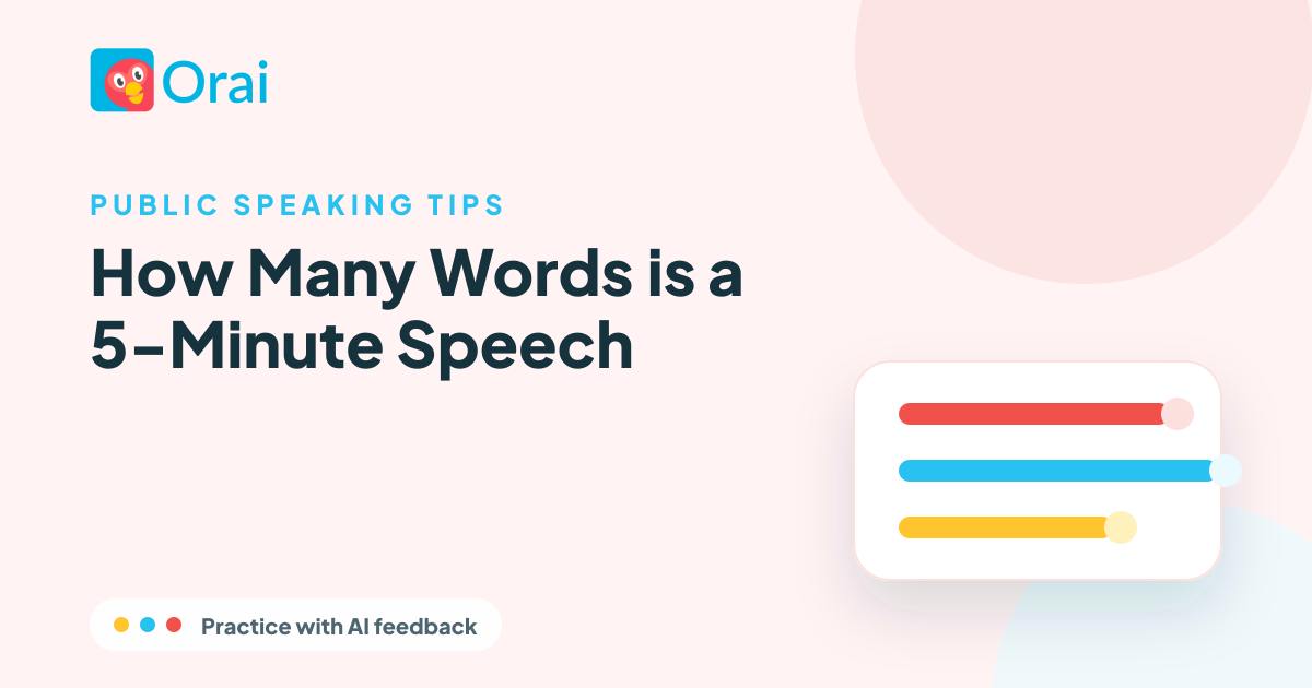 How Many Words is a 5-Minute Speech article cover