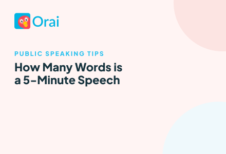 How Many Words is a 5-Minute Speech article cover