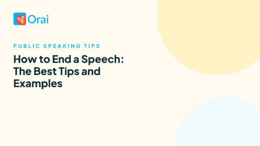 How to End a Speech: The Best Tips and Examples article cover