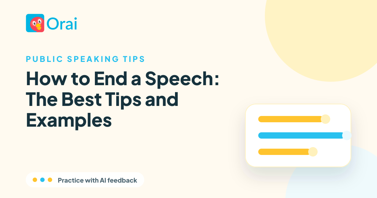 How to End a Speech: The Best Tips and Examples article cover