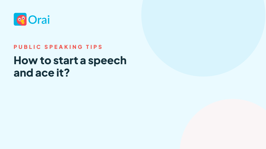 How to start a speech and ace it? article cover