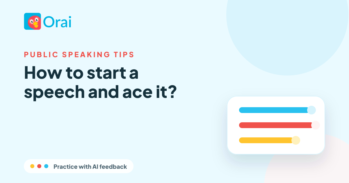 How to start a speech and ace it? article cover