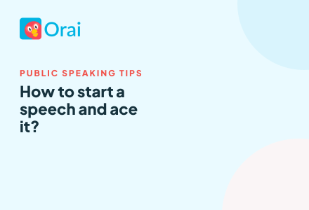 How to start a speech and ace it? article cover