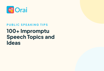 100+ Impromptu Speech Topics and Ideas article cover