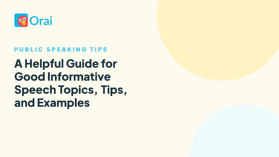 A Helpful Guide for Good Informative Speech Topics, Tips, and Examples article cover