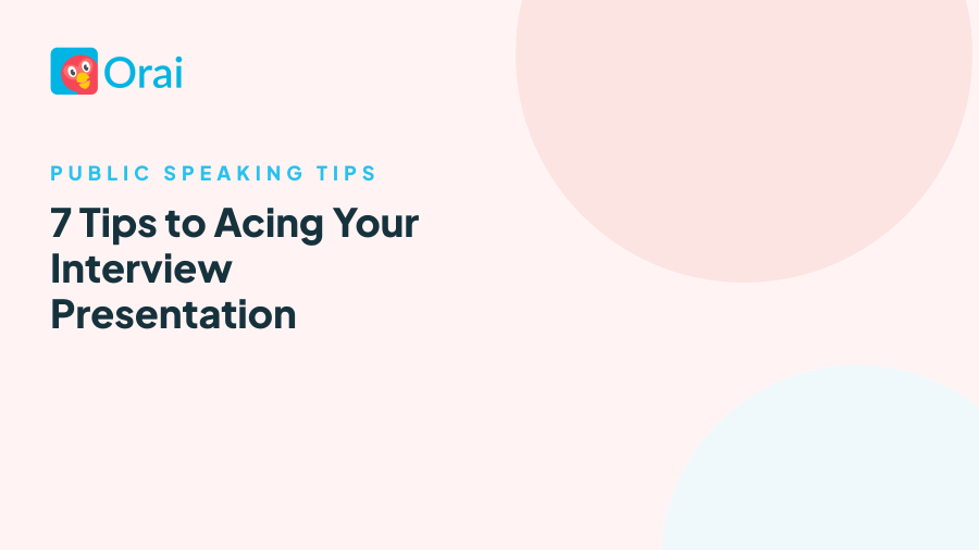 7 Tips to Acing Your Interview Presentation article cover