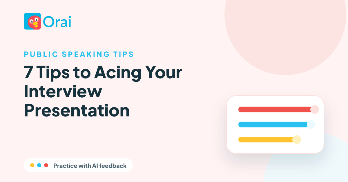 7 Tips to Acing Your Interview Presentation article cover