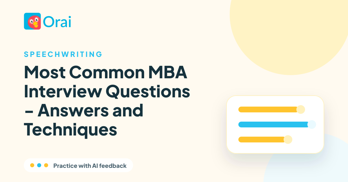 Most Common MBA Interview Questions - Answers and Techniques article cover