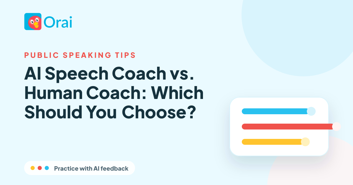 AI Speech Coach vs. Human Coach: Which Should You Choose? article cover