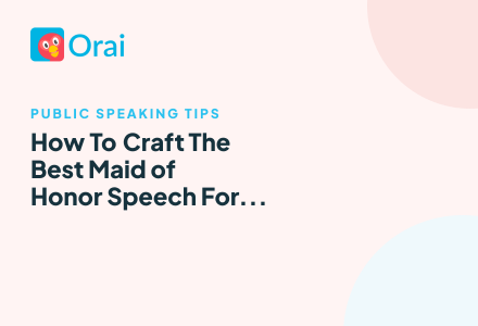 How To Craft The Best Maid of Honor Speech For Sister On Her Wedding article cover