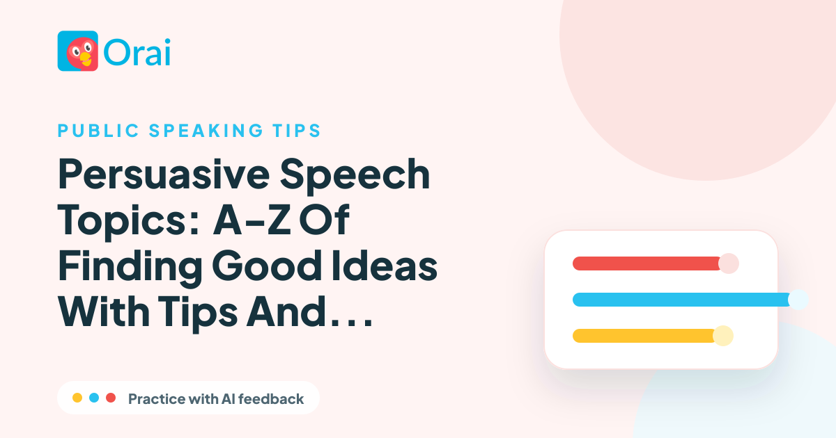 Persuasive Speech Topics: A-Z Of Finding Good Ideas With Tips And Examples article cover