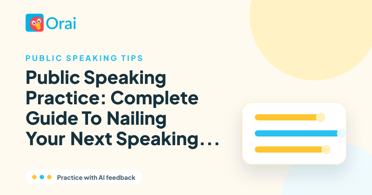 Public Speaking Practice: Complete Guide To Nailing Your Next Speaking Opportunity article cover