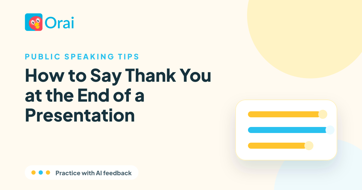 How to Say Thank You at the End of a Presentation article cover