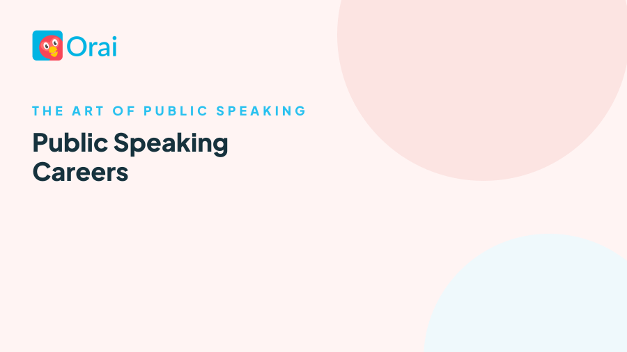 Public Speaking Careers article cover