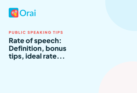 Rate of speech: Definition, bonus tips, ideal rate, calculation article cover