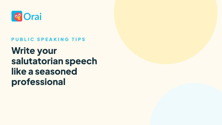 Write your salutatorian speech like a seasoned professional article cover