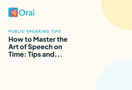 How to Master the Art of Speech on Time: Tips and Examples article cover