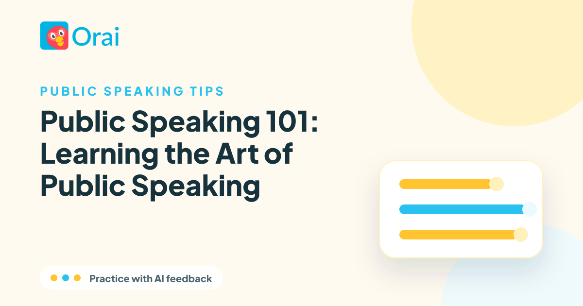 Public Speaking 101: Learning the Art of Public Speaking article cover