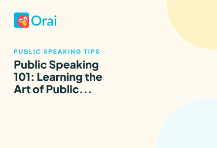 Public Speaking 101: Learning the Art of Public Speaking article cover