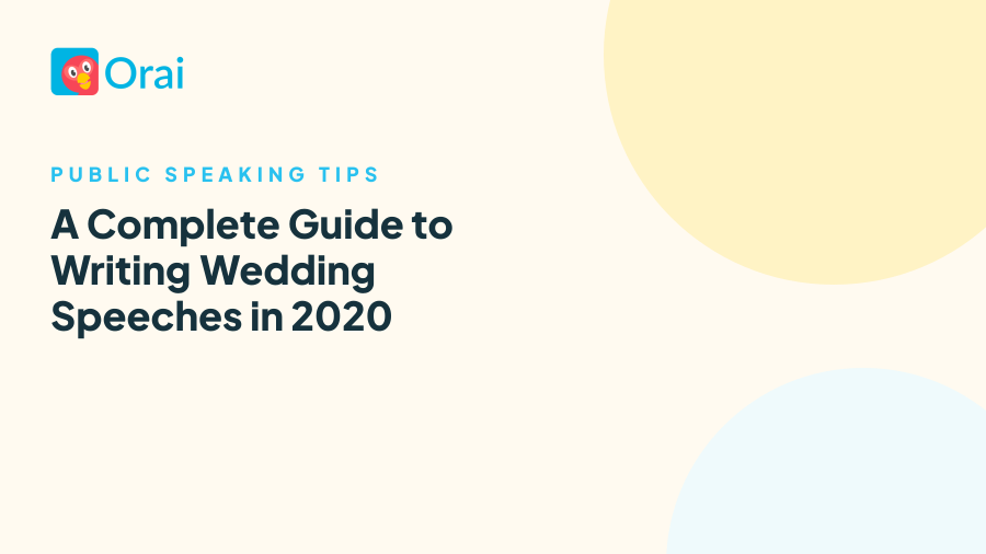 A Complete Guide to Writing Wedding Speeches in 2020 article cover